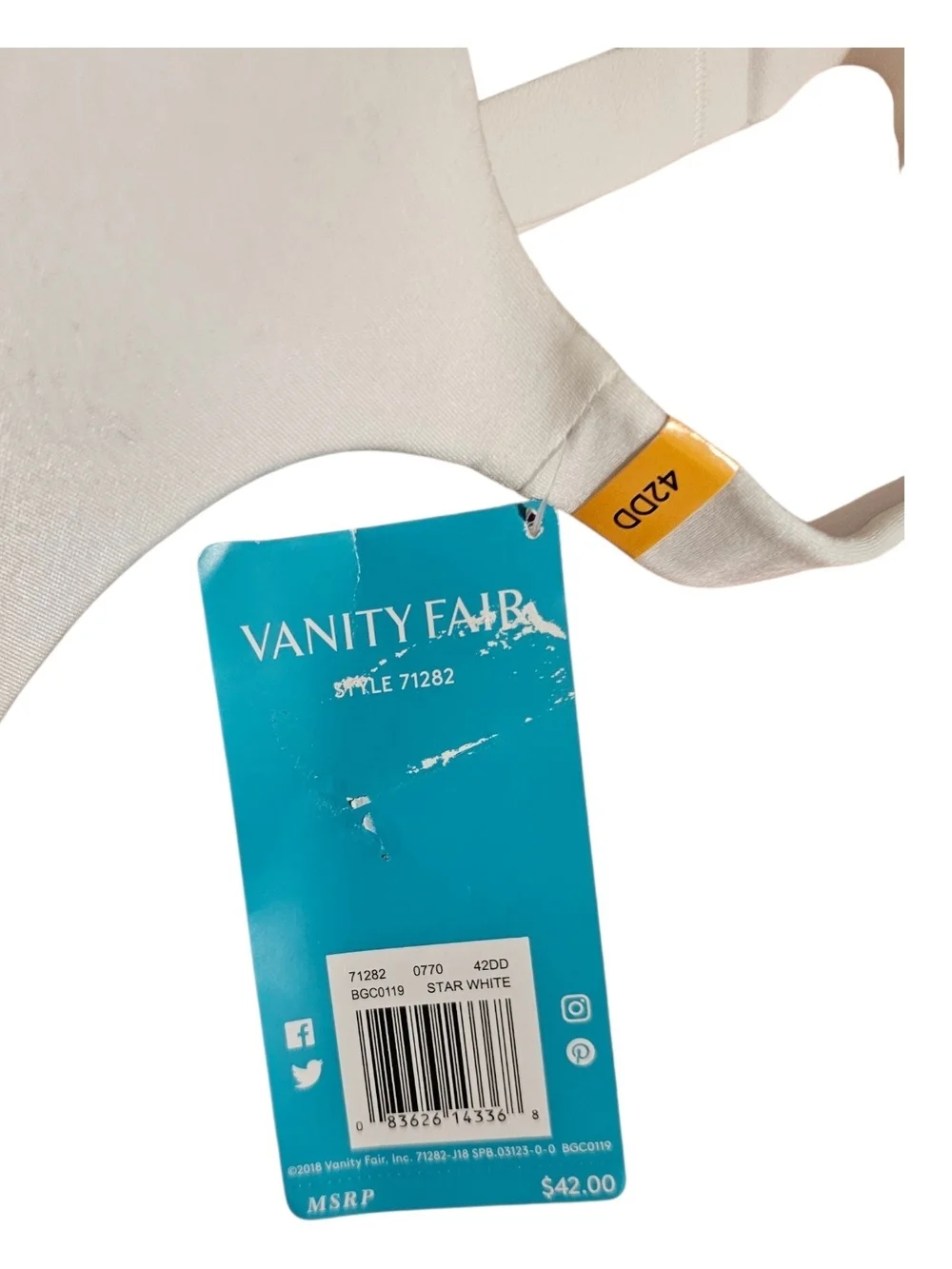 Vanity Fair smooth molded